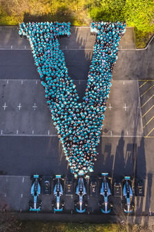 Mercedes AMG F1 2018 World Championship celebration
