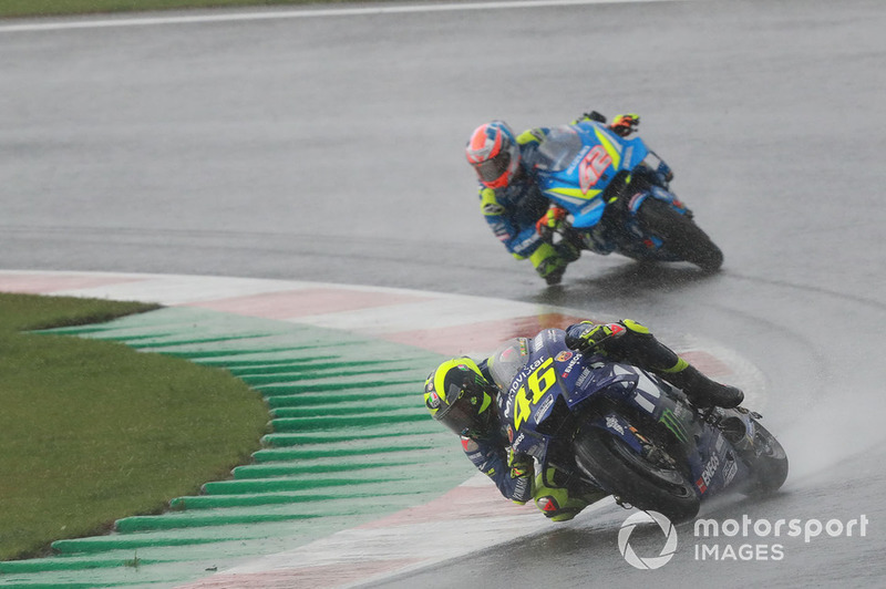 Valentino Rossi, Yamaha Factory Racing, Alex Rins, Team Suzuki MotoGP