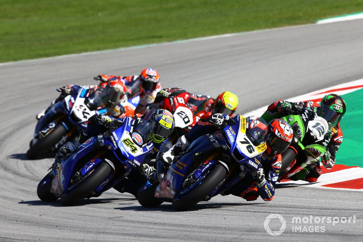 Loris Baz, Ten Kate Racing Yamaha, Federico Caricasulo, GRT Yamaha