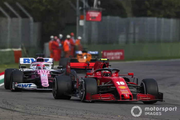 Charles Leclerc, Ferrari SF1000, Sergio Pérez, Racing Point RP20