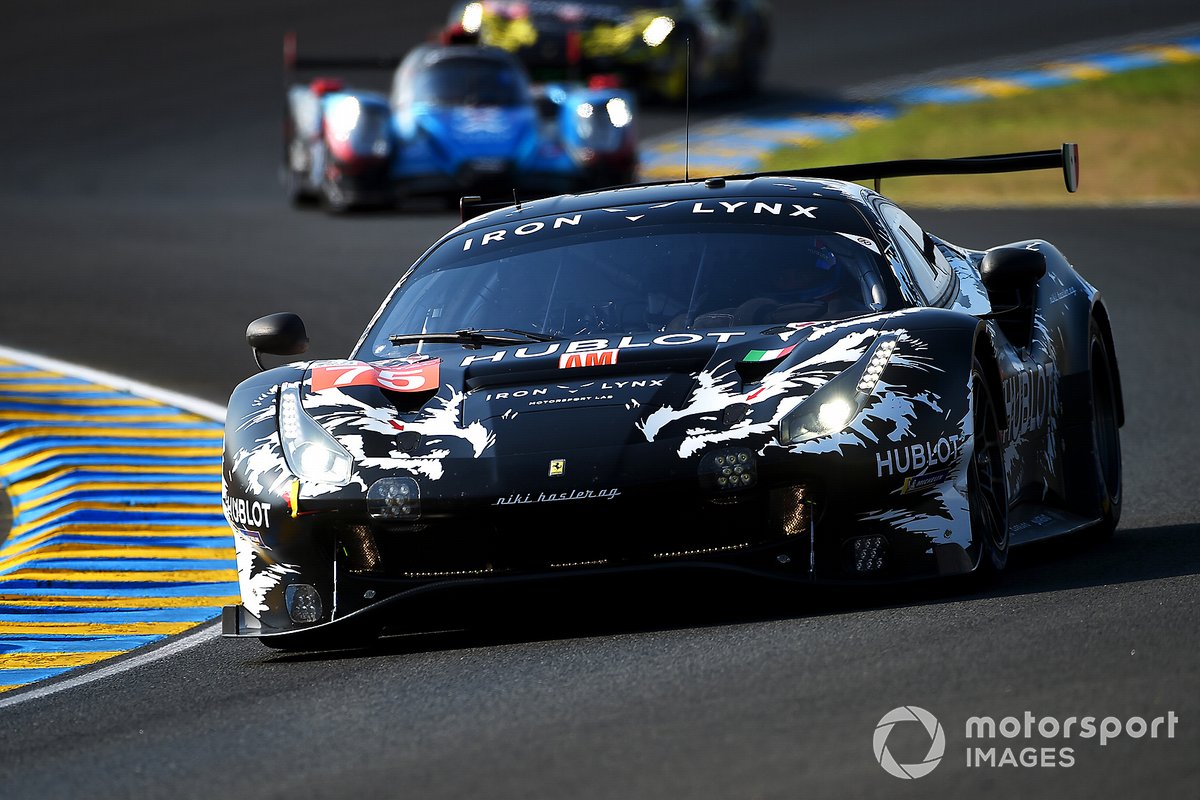 #75 Iron Lynx Ferrari 488 GTE Evo: Rino Mastronardi, Matteo Cressoni, Andrea Piccini