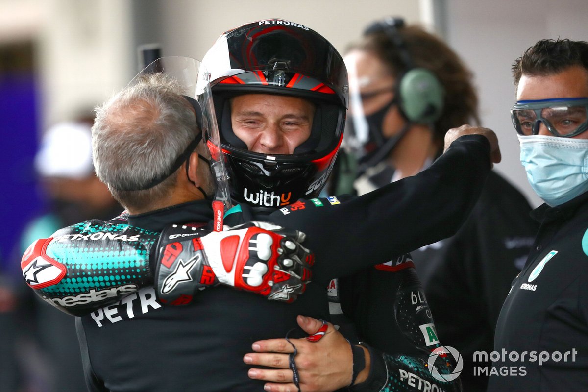 Il vincitore della gara Fabio Quartararo, Petronas Yamaha SRT