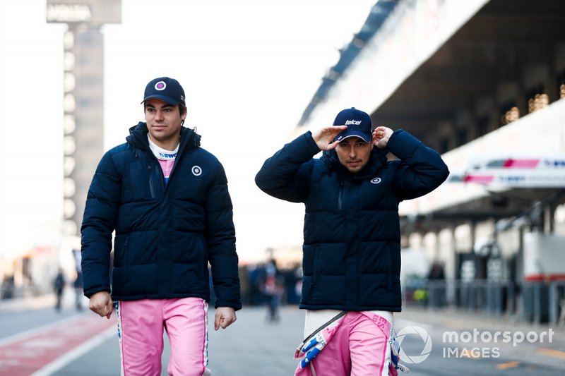 Lance Stroll, Racing Point y Sergio Perez, Racing Point
