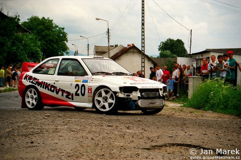 Jasen Popov, Dilian Popov, Ford Escort WRC, Rajd Polski 1998