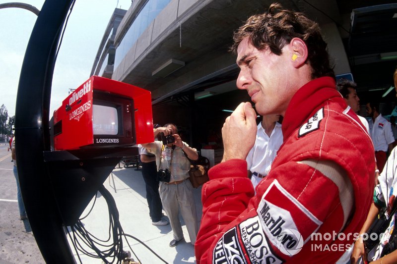 Ayrton Senna, McLaren, al GP del Messico del 1989