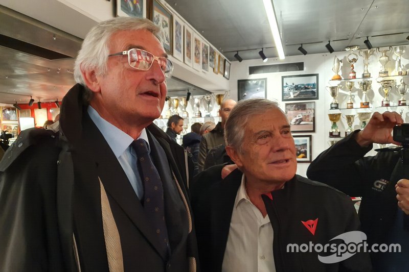 Lino Dainese y Giacomo Agostini