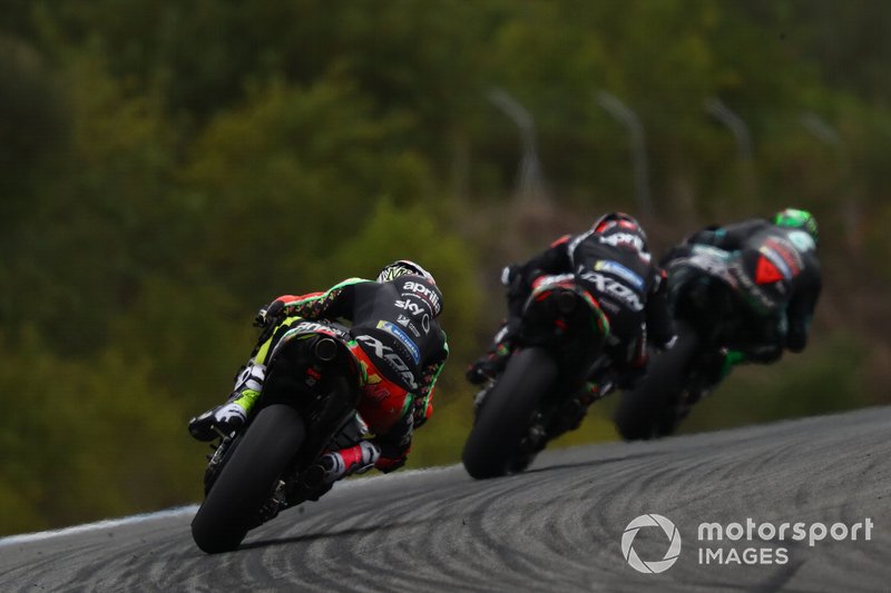 Andrea Iannone, Aprilia Racing Team Gresini, Bradley Smith, Aprilia Racing Team Gresini, Franco Morbidelli, Petronas Yamaha SRT