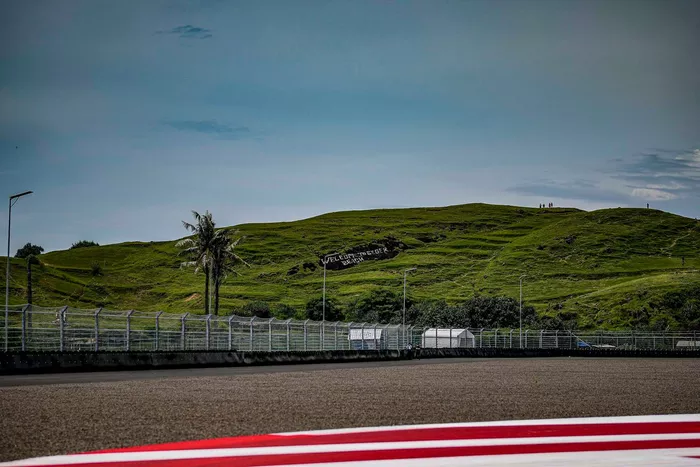 Aspectos de la pista de Mandalika