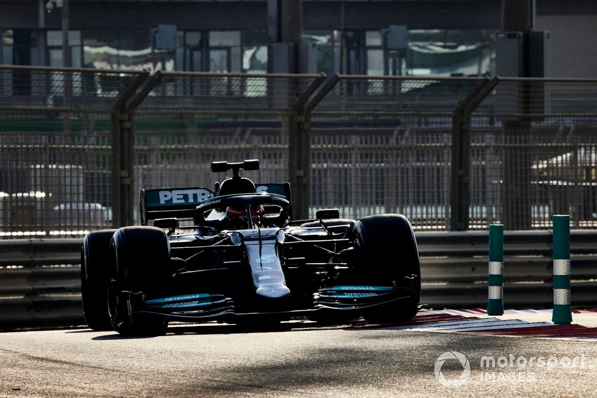 George Russell, Mercedes W10 Mule