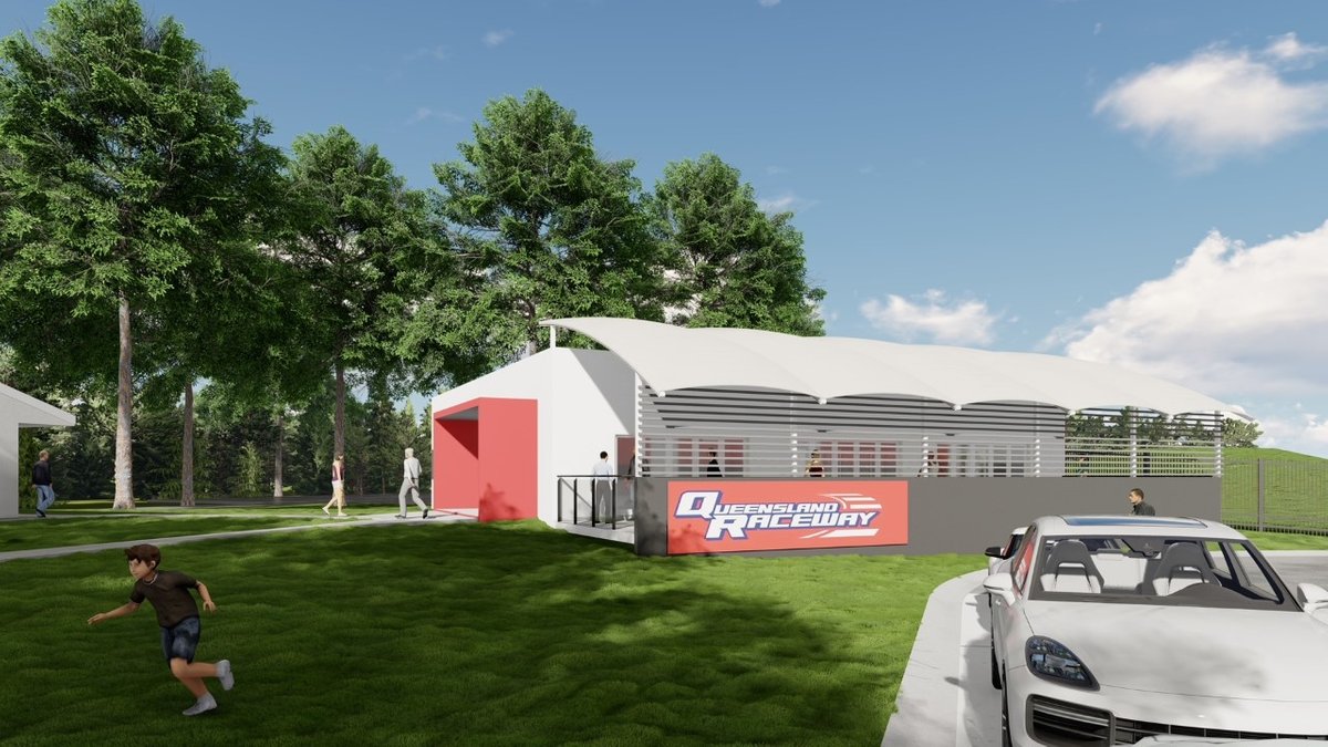 Renders of upgraded Queensland Raceway