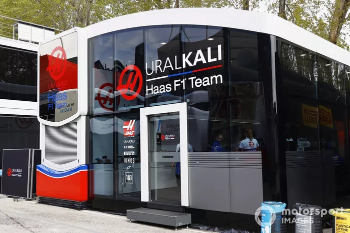 Motorhome de Haas F1