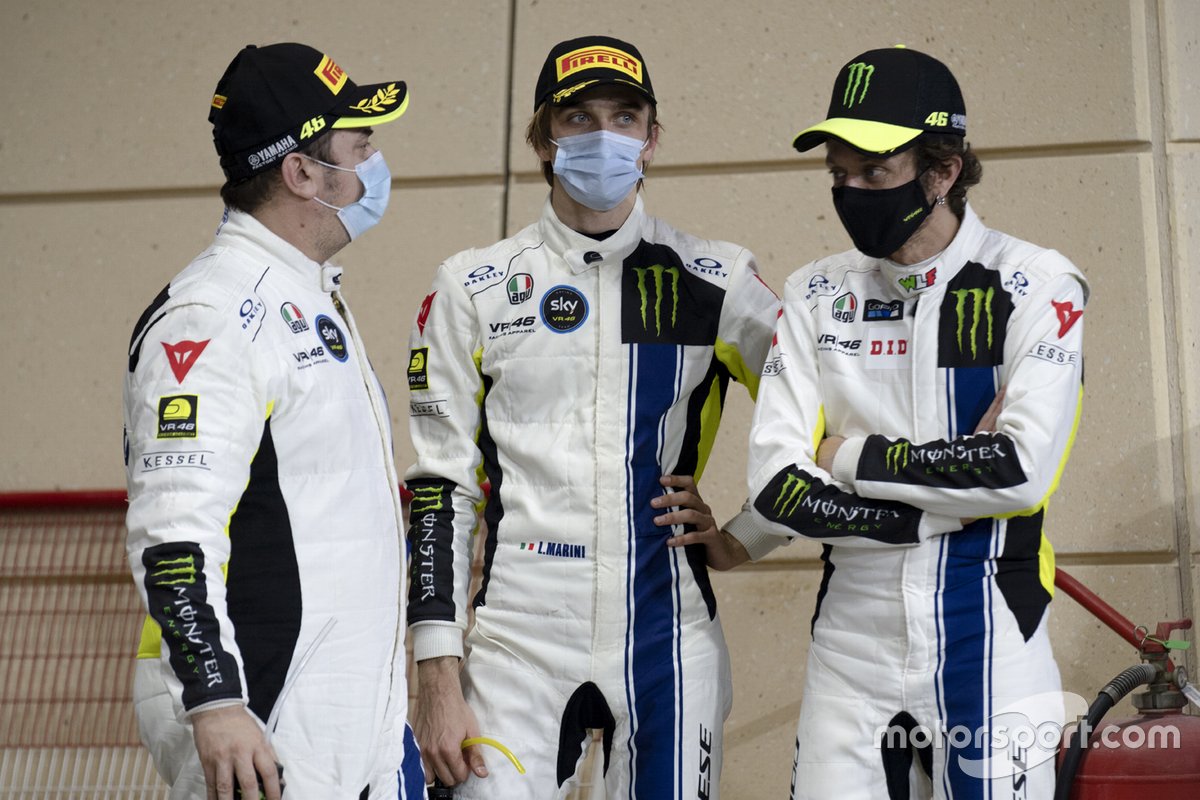 #46 Kessel Racing Monster VR46, Ferrari 488 GT3: Valentino Rossi, Alessio Salucci, Luca Marini