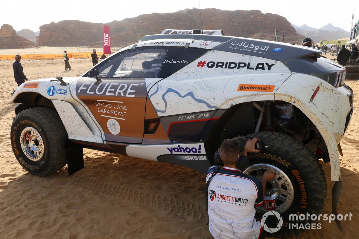 Un mecánico de Andretti United Extreme E