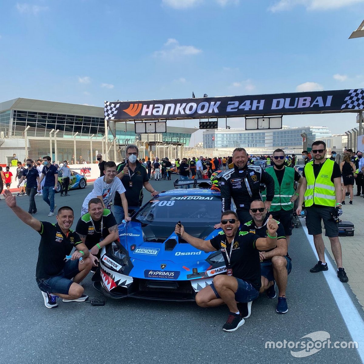#708 GT3 Poland - Rafał Mikrut, Grzegorz Moczulski, Andrzej Lewandowski, Paweł Kowalski, Bartosz Opioła, Lamborghini Huracán Super Trofeo