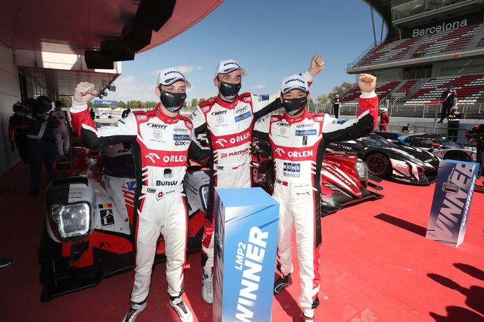 Race winner #41 Team WRT Oreca 07 - Gibson: Louis Delétraz, Robert Kubica, Yifei Ye