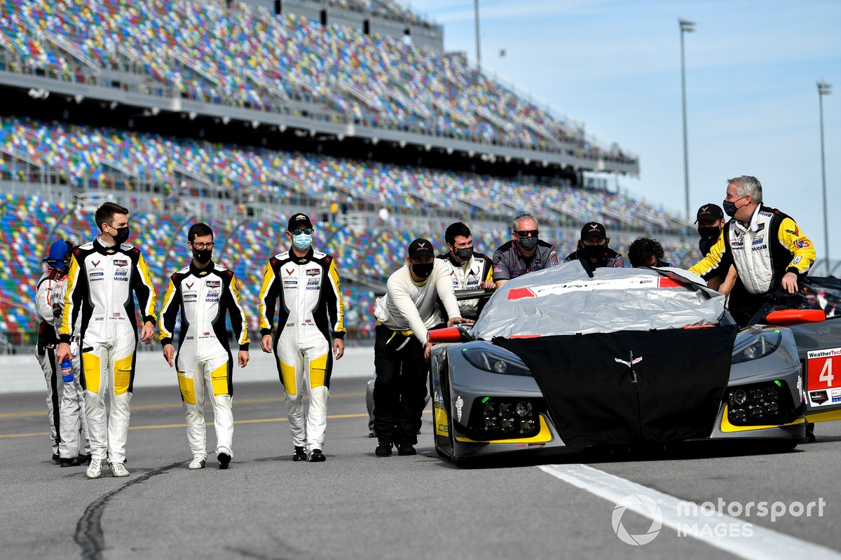 #4 Corvette Racing Corvette C8.R, GTLM: Nick Tandy, Tommy Milner, Alexander Sims