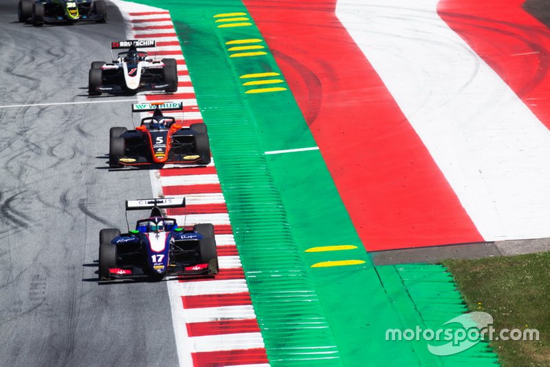 Devlin DeFrancesco, Trident e Simo Laaksonen, MP Motorsport e David Beckmann, ART Grand Prix