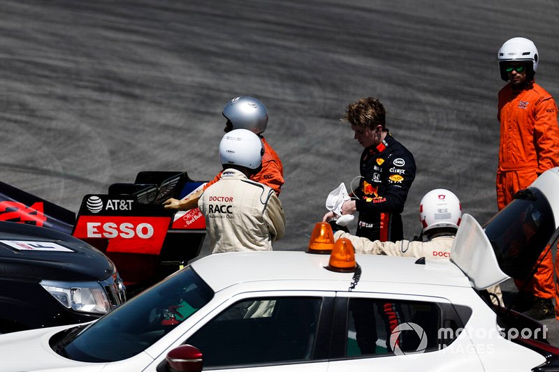 Dan Ticktum, Red Bull Racing RB15 stopped on track