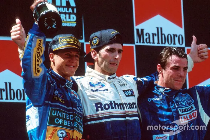 1994: Schumacher atrapado en la quinta marcha
