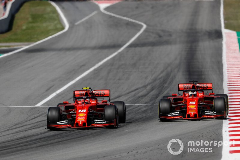 Charles Leclerc, Ferrari SF90, Sebastian Vettel, Ferrari SF90