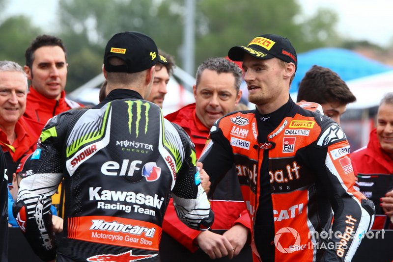 Jonathan Rea, Kawasaki Racing Team, Chaz Davies, Aruba.it Racing-Ducati Team, World SBK