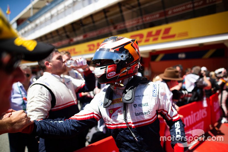 Second place Callum Ilott, Sauber Junior Team By Charouz