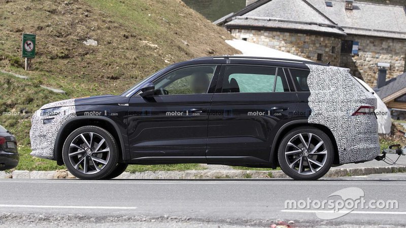 Шпигунське фото оновленого Skoda Kodiaq 2020 року