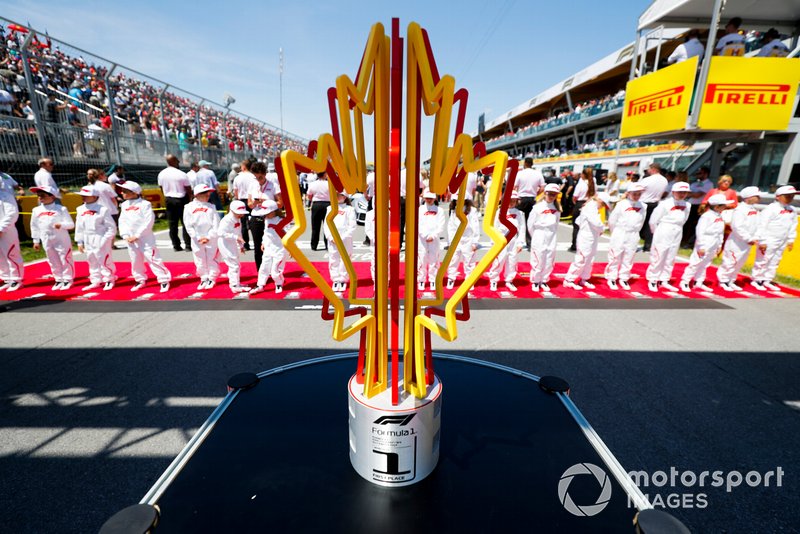 Trophy on the grid