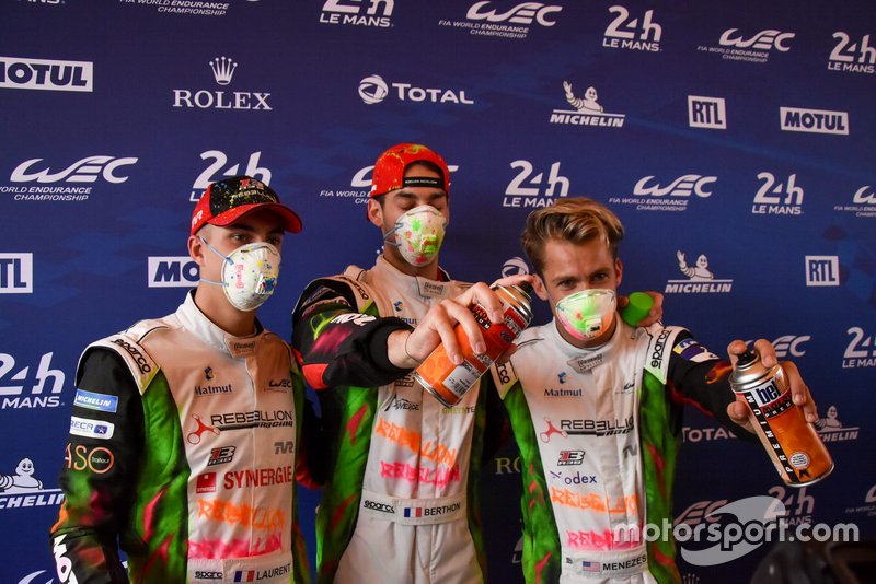 Nathanael Berthon, Gustavo Menezes, Thomas Laurent, Rebellion Racing