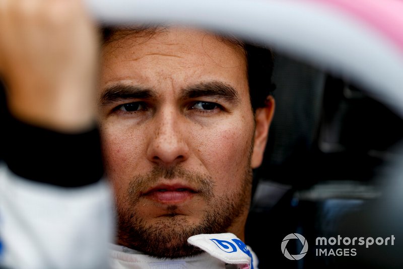 Sergio Pérez, Racing Point en su cabina