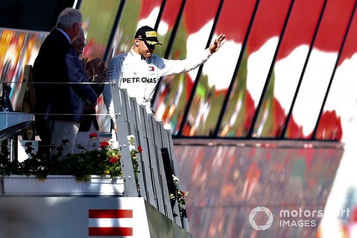 Podio: tercer lugar Valtteri Bottas, Mercedes AMG F1