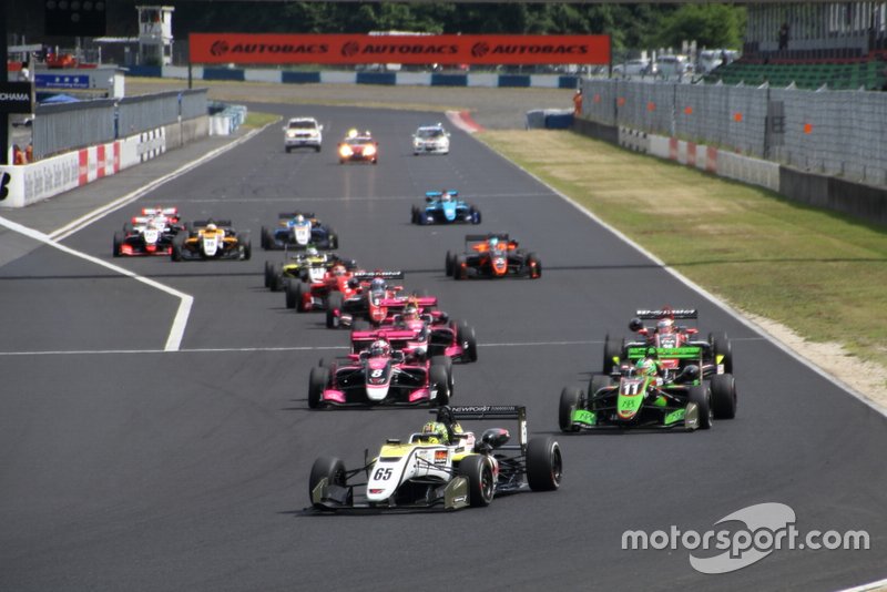 Acción de carrera en Okayama