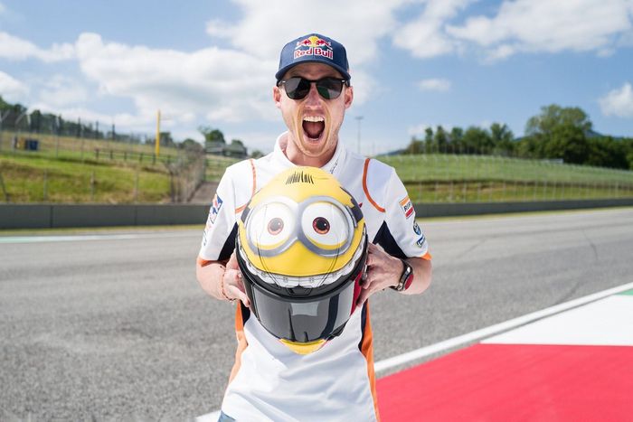 Casco especial de Mugello para Pol Espargaró, equipo Repsol Honda