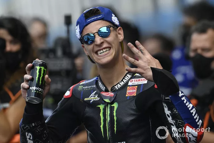Il vincitore della gara Fabio Quartararo, Yamaha Factory Racing