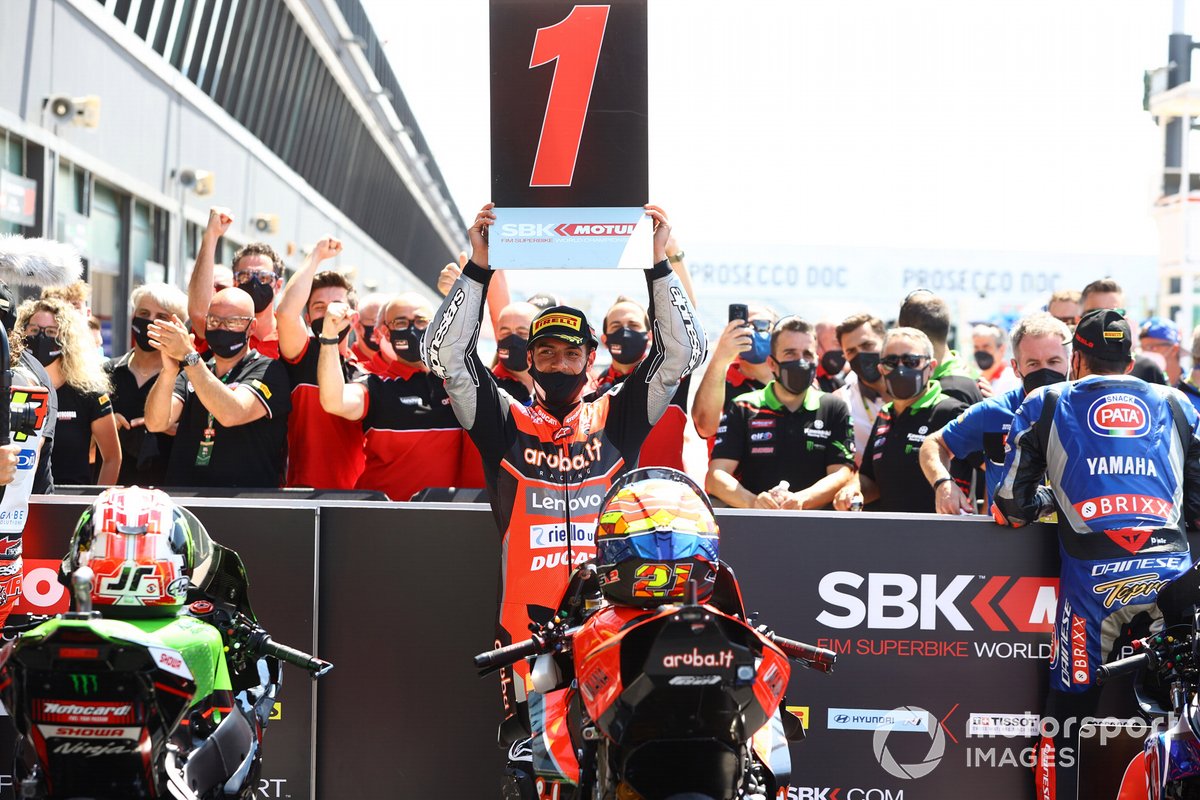 Il vincitore di Gara1 Michael Ruben Rinaldi, Aruba.It Racing - Ducati
