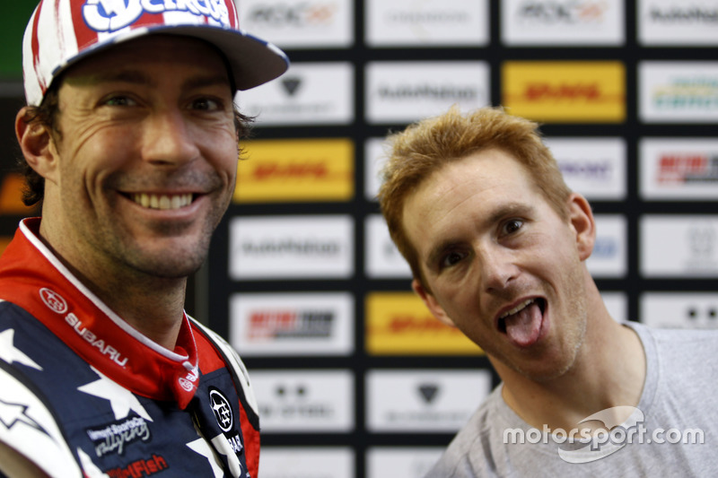 Travis Pastrana and Scott Speed