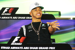 Lewis Hamilton, Mercedes AMG F1 in the FIA Press Conference