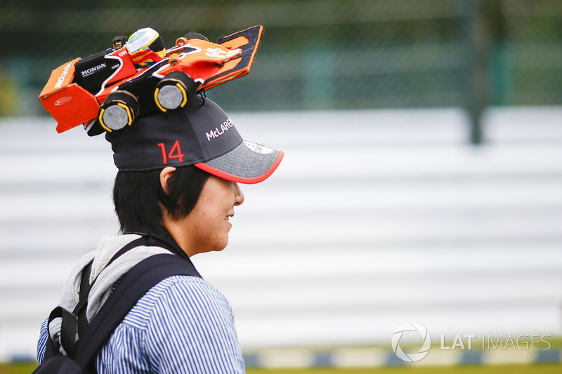 A fan of Fernando Alonso, McLaren