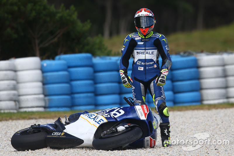 Hector Barbera, Avintia Racing crash