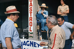 Rob Walker with his wife Betty and John Surtees