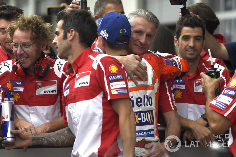 Jorge Lorenzo, Ducati Team, Paolo Ciabatti, Ducati Sporting director after qualifying