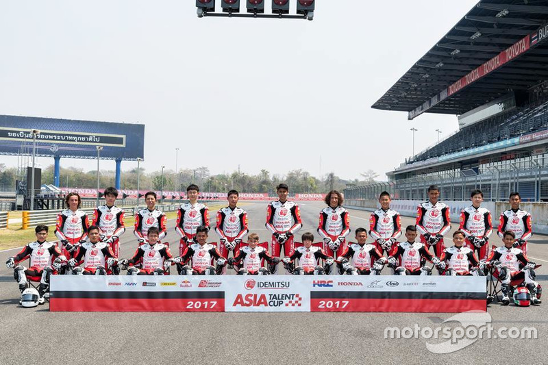 Asia Talent Cup 2017 Sürücüleri