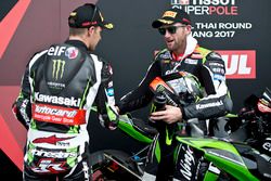 Victoire pour Jonathan Rea, Kawasaki Racing, troisième place pour Tom Sykes, Kawasaki