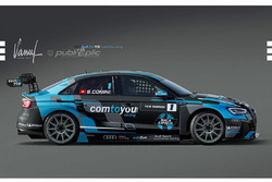 L'Audi RS 3 LMS TCR de Stefano Comini