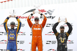 Podium: 1.Josef Newgarden, Team Penske; 2. Alexander Rossi, Herta - Andretti Autosport; 3. James Hin