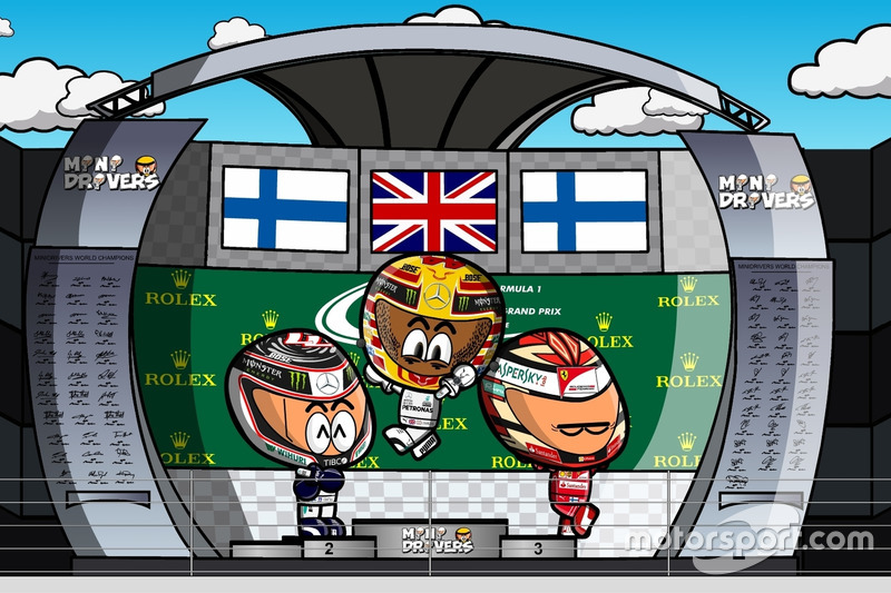 El GP de Gran Bretaña 2017 de F1 según Los MiniDrivers