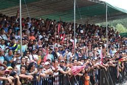 Suasana tribun penonton di Pangkal Pinang