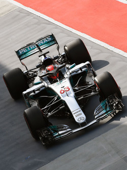 Джордж Расселл, Mercedes AMG F1 W08 с системой Halo