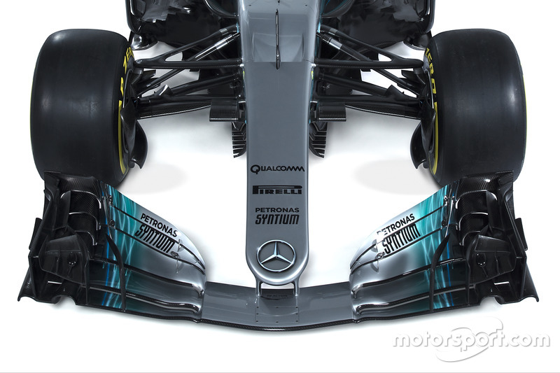 Détails de la Mercedes AMG F1 W08