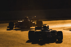 Marcus Ericsson, Sauber C36, leads Sebastian Vettel, Ferrari SF70H